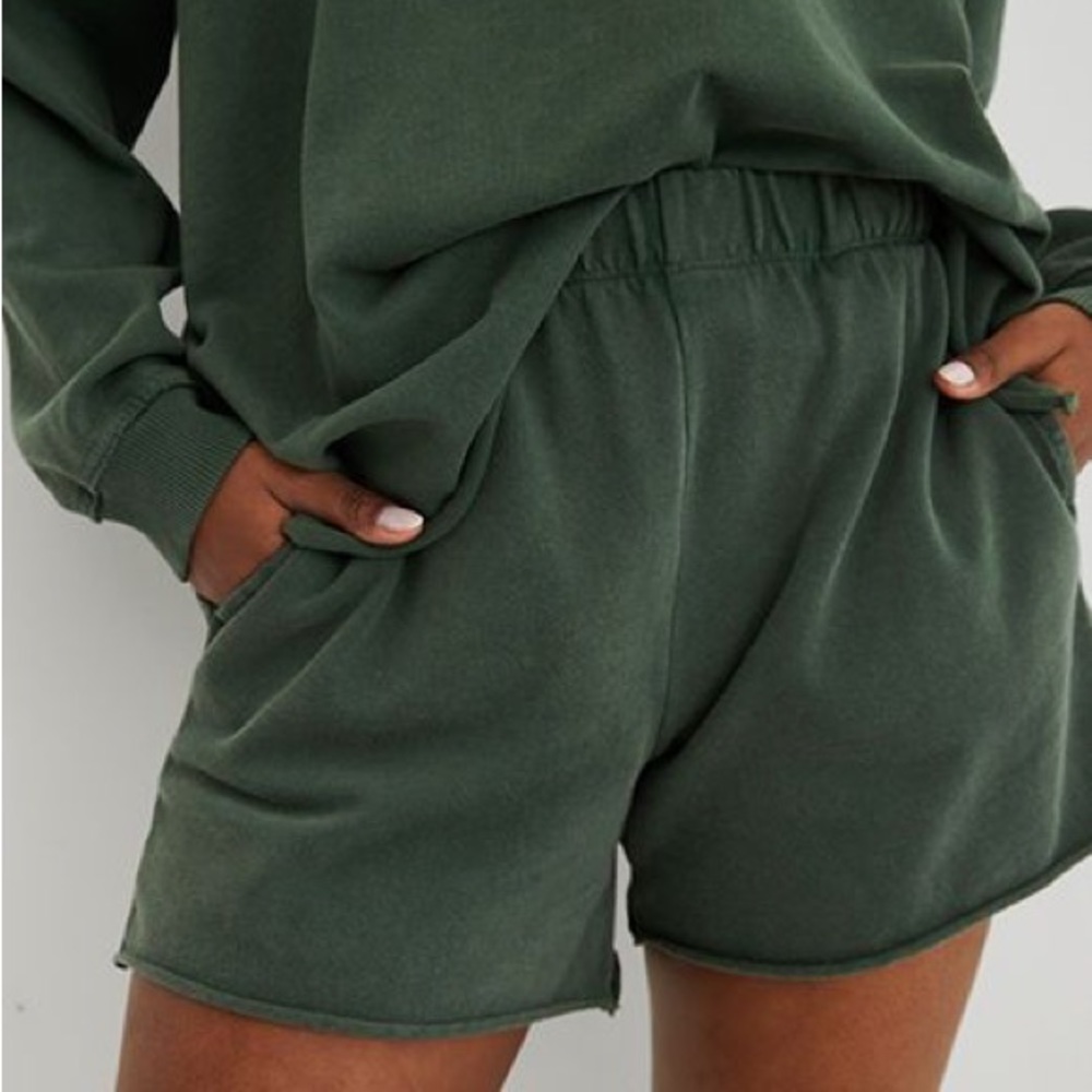 Aerie Sunrise High Waisted Shorts